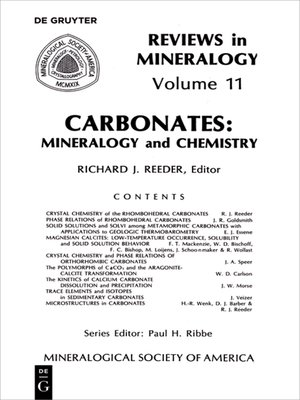 cover image of Carbonates